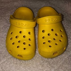 Youth Yellow Crocs